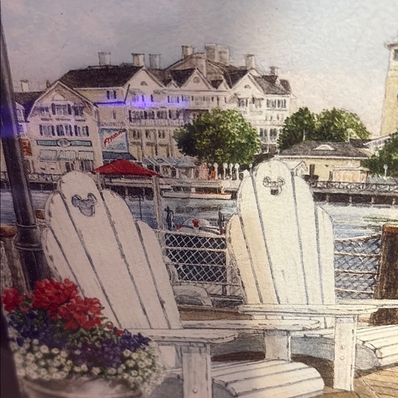 David Doss signed Disney Boardwalk picture with Black Frame - Picture 6 of 9